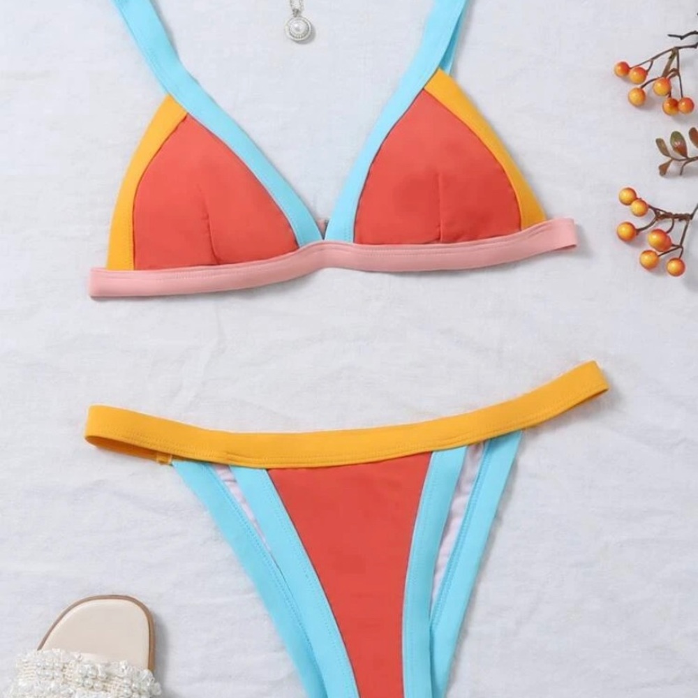 SHEIN swim suit multicolor